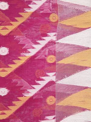 Magenta Hand Woven Pure Cotton Saree Without Blouse 4