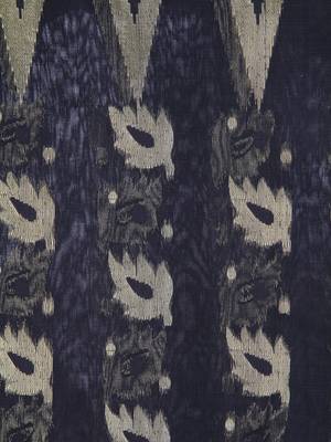 Black hand woven cotton silk saree with blouse 4