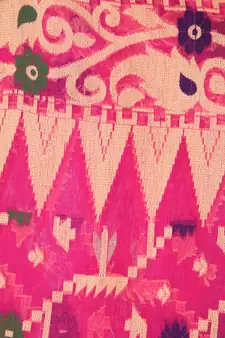 Pink Hand Woven Pure Cotton Saree Without Blouse