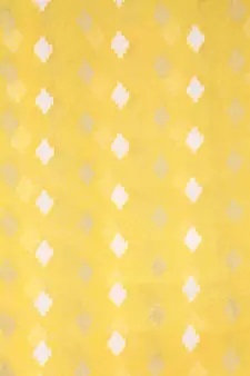 Yellow Hand Woven Pure Cotton Saree Without Blouse