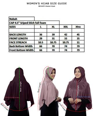 Mehar Hijab Women's Modestly Stylish Look Nabah Hijab Black 4