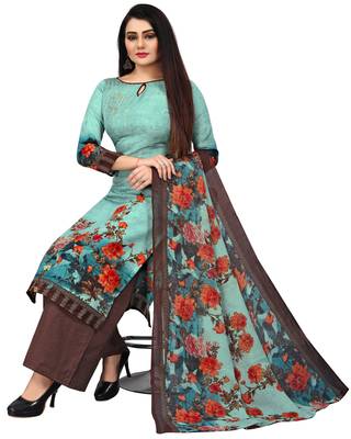 Light-green printed cotton salwar 3