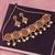 Silver Shine Designer Party Wear  Gold Plated  Choker Set  Traditional Necklace  Jewellery Set For Women Girls