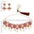 Silver Shine Designer Party Wear  Gold Plated  Choker Set  Traditional Necklace  Jewellery Set For Women Girls