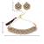 Silver Shine Designer Party Wear  Gold Plated  Choker Set  Traditional Necklace  Jewellery Set For Women Girls