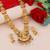 Silver Shine Traditional Gold Plated Temple Set With Choker Necklace Jewellery Set For Women Men
