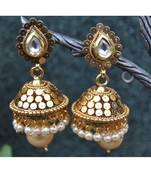 Golden Bell Jhumka Earrings