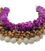 Purple hair-accessories