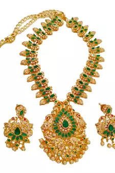 Green south-indian-jewellery