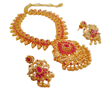 Pink south-indian-jewellery 1
