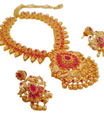 Pink south-indian-jewellery