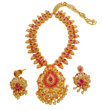 Pink south-indian-jewellery 2