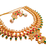 Multicolor south-indian-jewellery