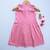 Pink printed cotton kids-frocks