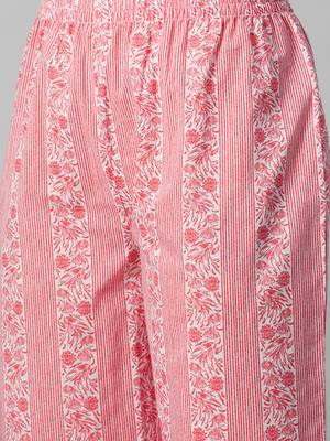 White printed cotton cotton-kurtis 5
