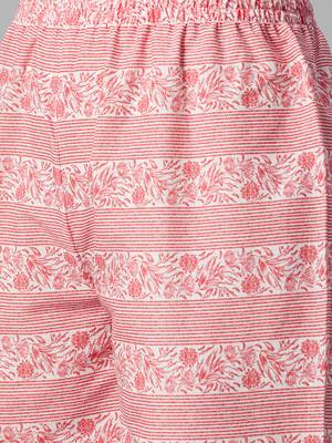 White printed cotton cotton-kurtis 5