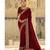 wine silkparty wear sarees