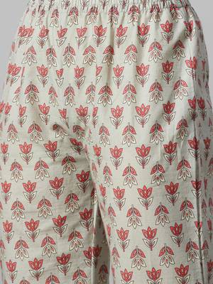 Grey printed cotton cotton-kurtis 5