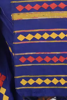 Blue woven pure cotton saree with blouse