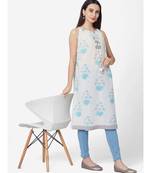 Shaily Retails White Colour Gathers Dress