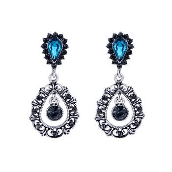 SILVER SHINE Oxidised silver Party Wear Dangle Earring For Women Girl 2
