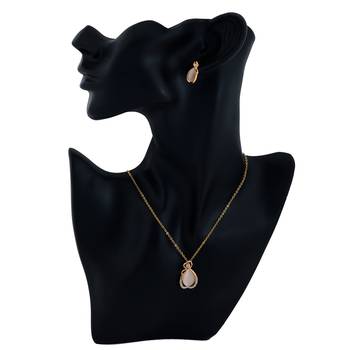 SILVER SHINE Delicate Fancy look   Pendant Set For Women Girl 5