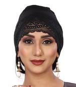 Black embroidered jersey islamic-accessories