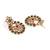 Multicolour Stone Studded Maang Tikka with Earring Set