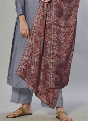 grey embroidered muslin zari_work long-kurtis 3