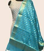 banarasi pure tusser silk dupatta