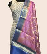 banarasi pure tusser silk dupatta