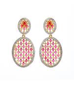 Pink  Artificial earring