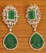 Green danglers-drops