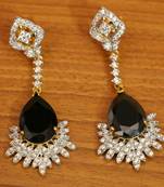 Black danglers-drops