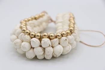 Gajra in Artificial Mogra Flower White Veni Flower Hair Jewellery for Women 4
