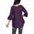 Women Embroidered Khadi Cotton Cape Top Kurta (Purple)