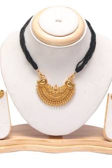 Choker mangalstura with earrings online