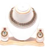 Multicolour choker necklace set online