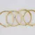 Gold Plated Stone Studded Bangles Set of 4
