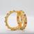 Gold Plated Stone Studded  Designer Set of 2 Bangles
