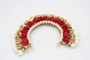 Artificial Rose Hair Bun Gajra  for Women and Girls 2
