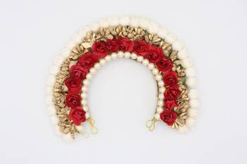 Artificial Rose Hair Bun Gajra  for Women and Girls 3