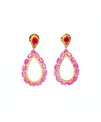 Pink  Artificial earrings 1