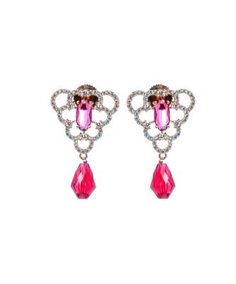Pink Artificial earrling 1
