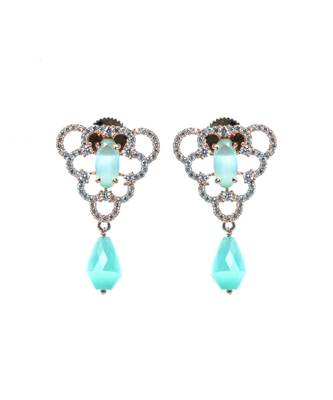 Turquoise  Artificial earring 1