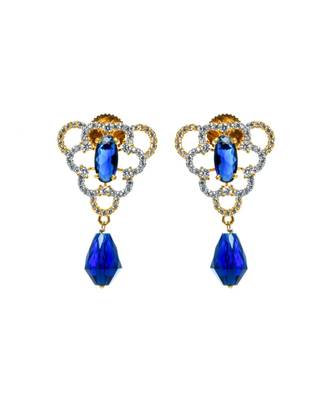 Blue  Artificlai Earring 1