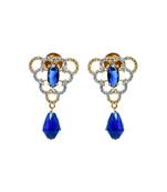 Blue  Artificlai Earring