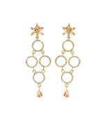 Orange Artificial earring