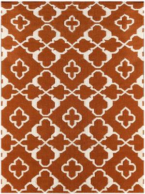 Modern Area Rug 5'x8' Dusty Orange For home d  cor | Interior d  cor rug 2