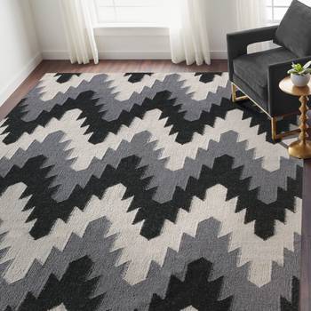Area Rug 5'x8' Charcoal For Living/Bedroom 1